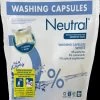 Neutral Wascapsules 12 Stuks Witte Was | Wasmiddel | 12 Capsules | 0% Parfum