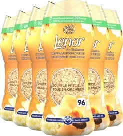 Lenor Geurbooster Gouden Orchidee - Geurparels - 6x16 Wasbeurten - Voordeelverpakking