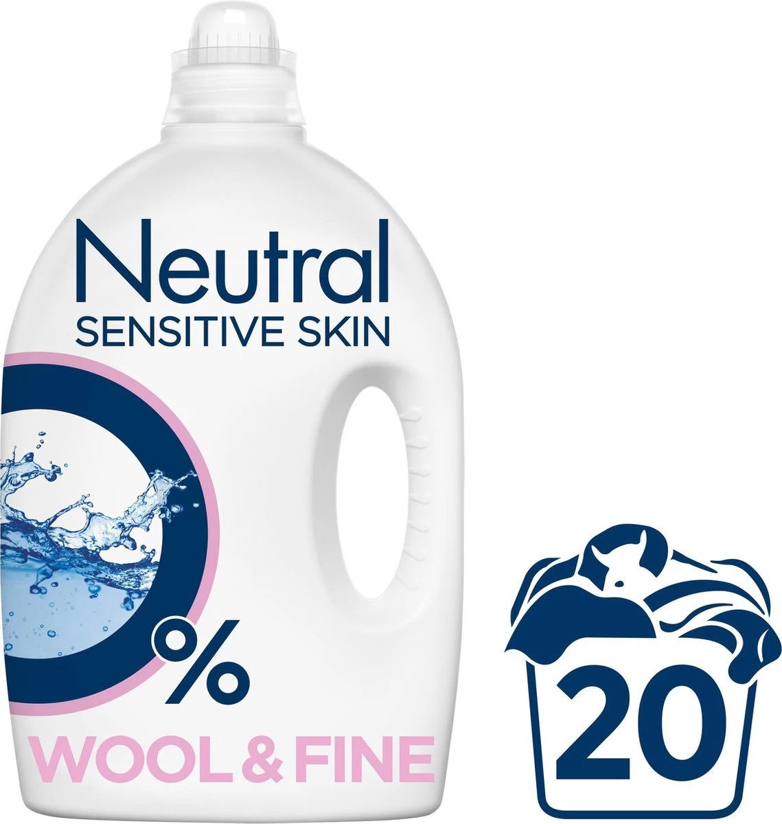 Neutral Vloeibaar Fijnwasmiddel - Wol & Fijn - 2 X 20 Wasbeurten - Afbeelding 2