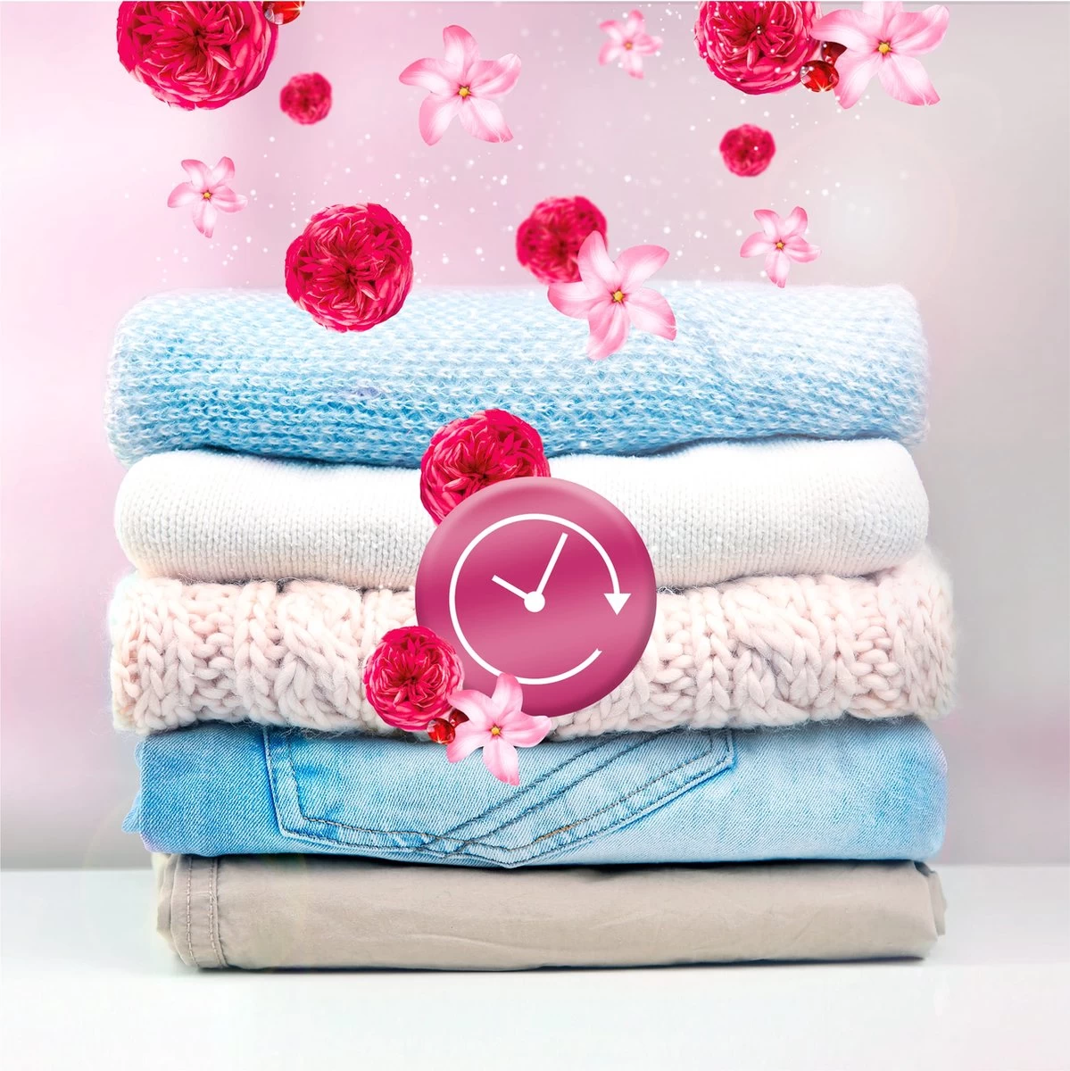 Lenor Robijn Jasmijn - In-Wash Geurbooster - Voordeelverpakking 6 X 16 Wasbeurten - Afbeelding 4