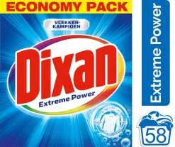 Dixan Extreme Power Waspoeder - Poeder Wasmiddel - 58 Wasbeurten