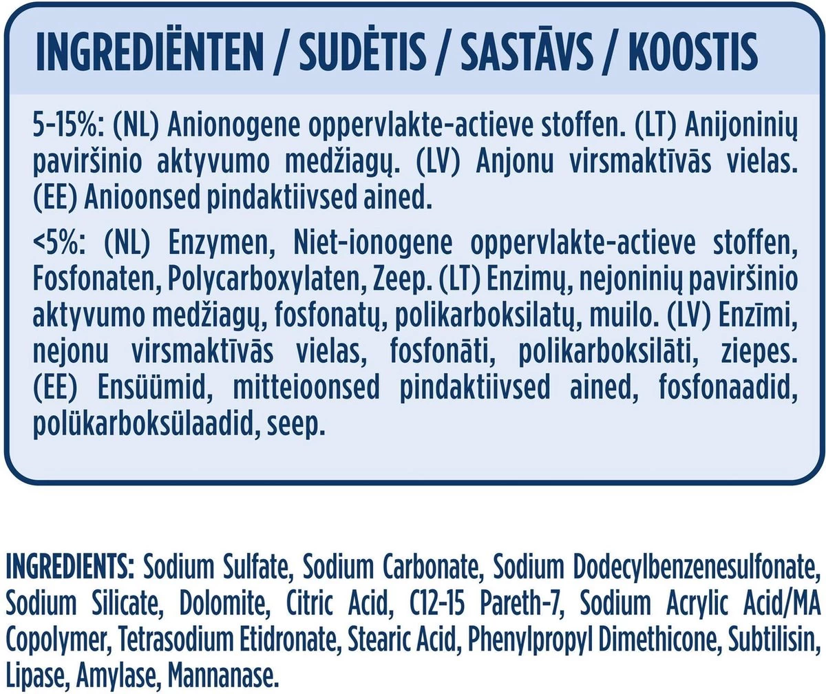 Neutral Kleur Waspoeder - 45 Wasbeurten - Afbeelding 5