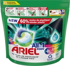 Ariel All In 1 Wasmiddel Pods Kleur + Lenor Unstoppables - 35 Wasbeurten