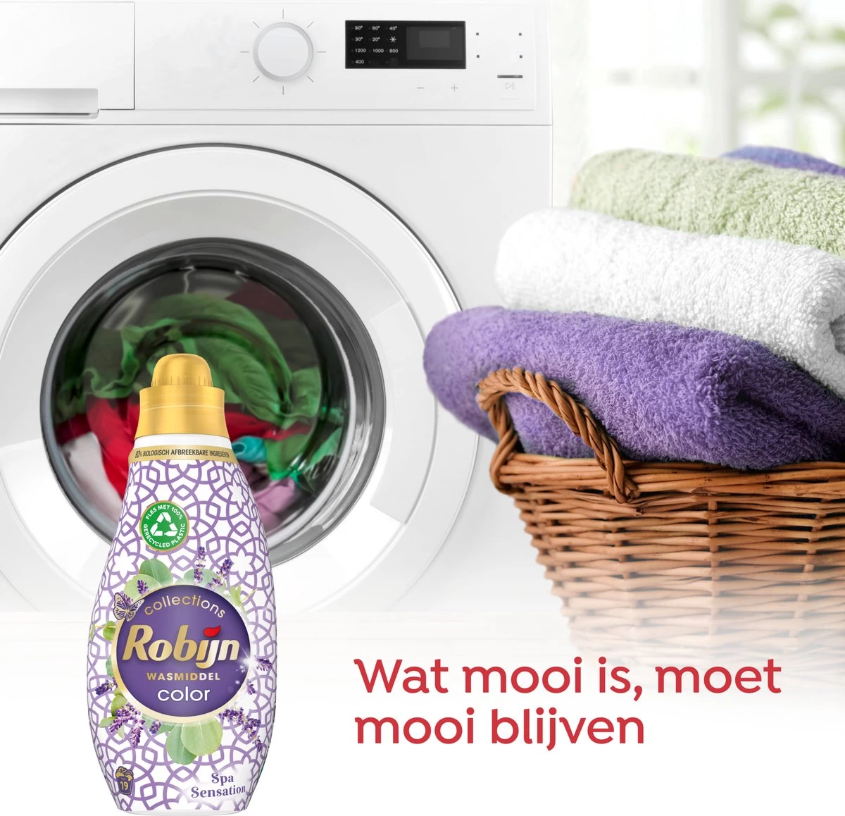 Robijn Klein & Krachtig Collections Color Spa Sensation Vloeibaar Wasmiddel - 8 X 19 Wasbeurten - Voordeelverpakking - Image 4