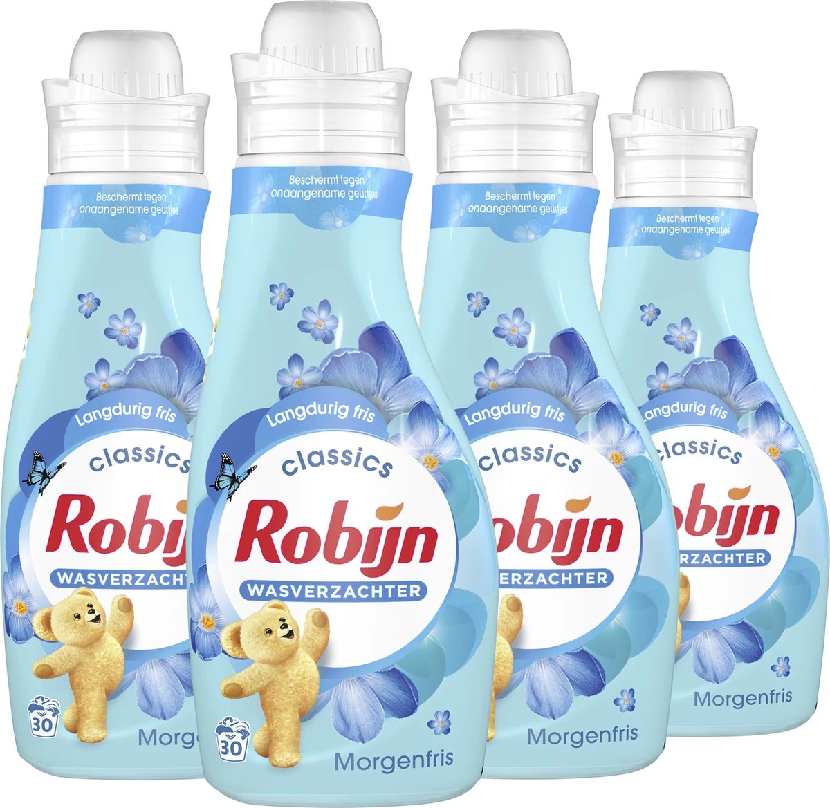 Robijn Classics Morgenfris Wasverzachter - 4 X 30 Wasbeurten - Voordeelverpakking - Afbeelding 3