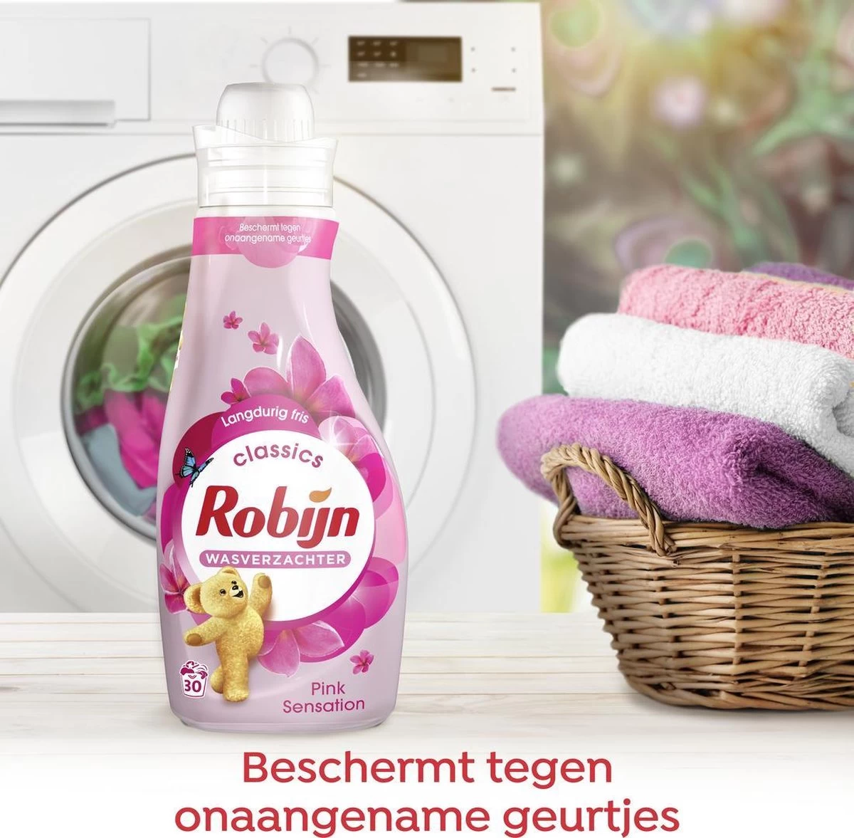 Robijn Summer Pink Wasverzachter - 4 X 30 Wasbeurten - Voordeelverpakking - Afbeelding 4