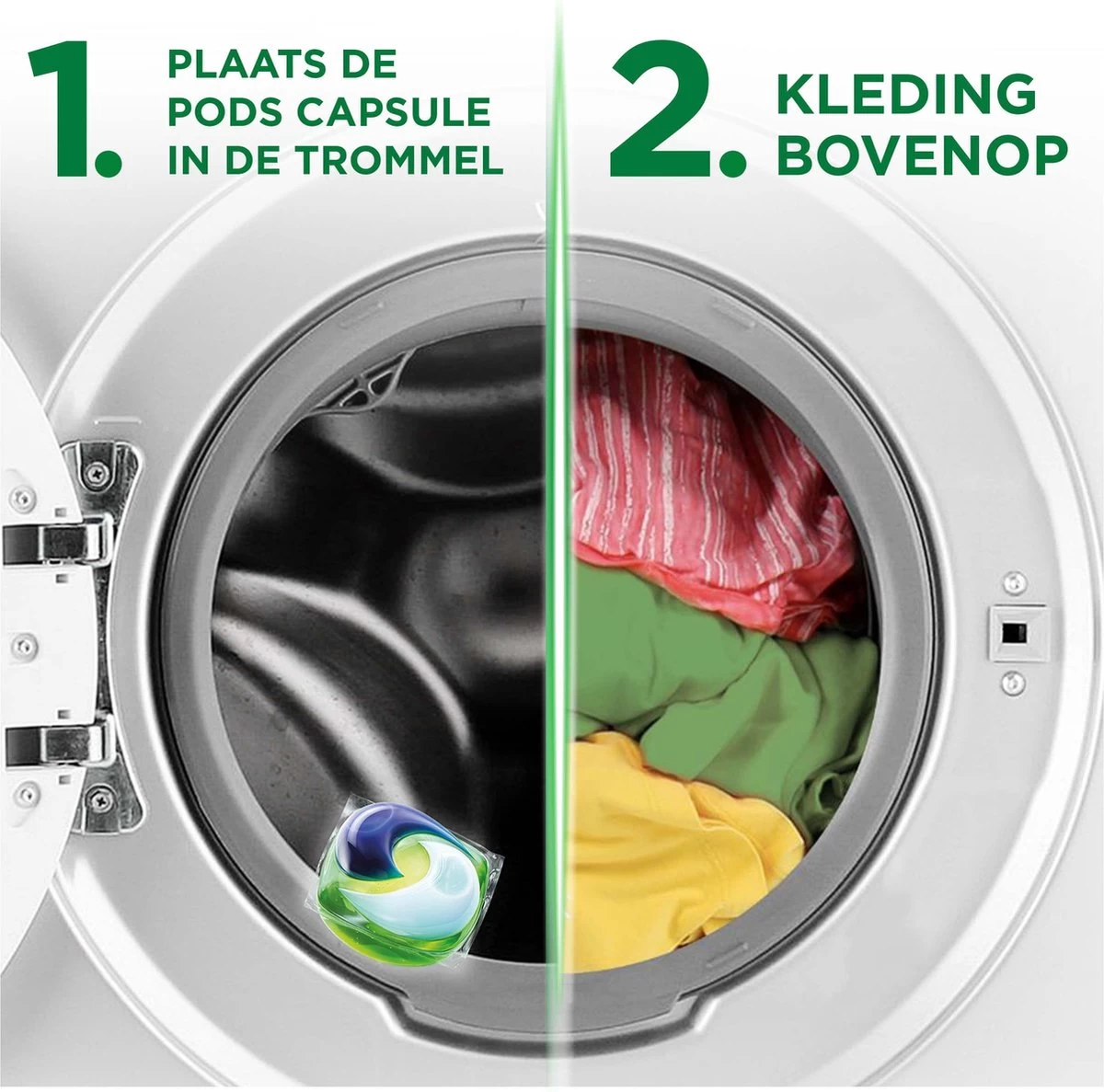 Ariel All-in-1 PODS Wasmiddelcapsules Kleur - 58 Wasbeurten - Afbeelding 9