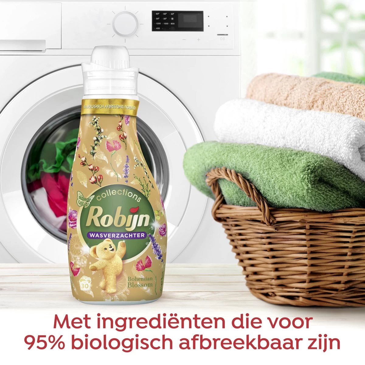Robijn Collections Bohemian Blossom Wasverzachter - 8 X 30 Wasbeurten - Voordeelverpakking - Afbeelding 4