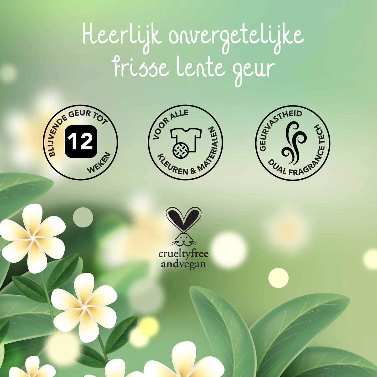 Cosmeau Geurbooster Lentefris Navulling Refill - Geurparels - 25 Wasbeurten - Fris - 250g - Geurkralen Wasparfum Scent Booster - Afbeelding 2