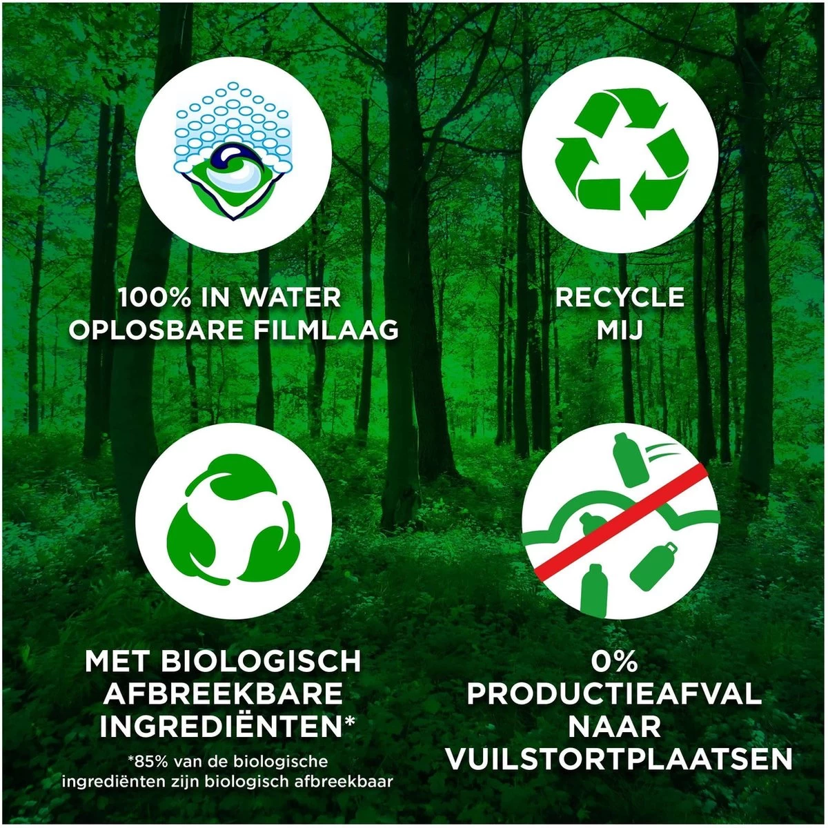 Ariel All-in-1 PODS Wasmiddelcapsules Kleur - 58 Wasbeurten - Afbeelding 3