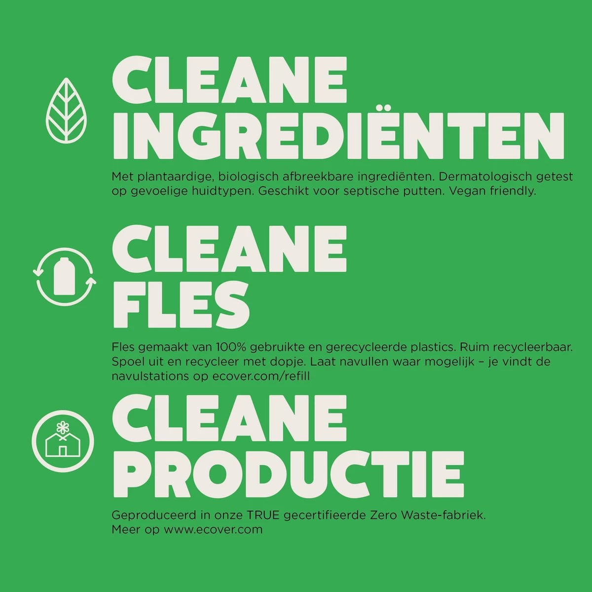 Ecover Vloeibaar Wasmiddel - Color Appelbloesem Freesia - 5L - Afbeelding 3