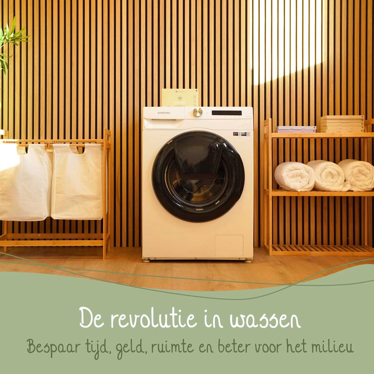 Cosmeau Wasstrips 60 Wasbeurten Zeebries Wasmiddel Wasvellen Wasdoekjes Detergent Sheets Eco Laundry Strips - Plasticvrij Biologisch Eco - Afbeelding 12