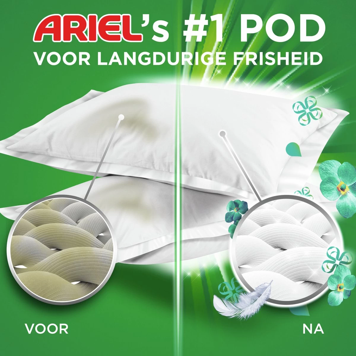 Ariel All In 1 Wasmiddel Pods + Touch Of Lenor Unstoppables - 2x50 Wasbeurten - Voordeelverpakking - Afbeelding 13