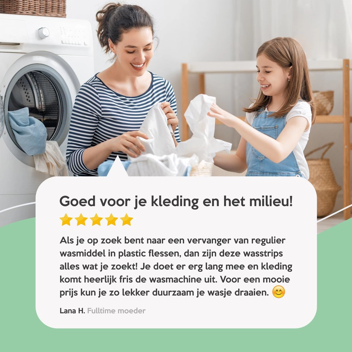 Zense Eco Wasmiddel Wasstrips - 72 Grote Wasbeurten - Ocean Breeze - Afbeelding 5
