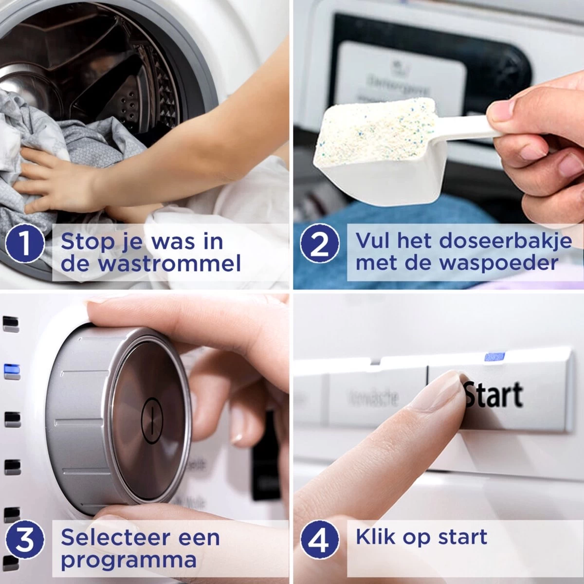 Color Reus Waspoeder Wasmiddel - Voordeelverpakking - 90 Wasbeurten - Image 2