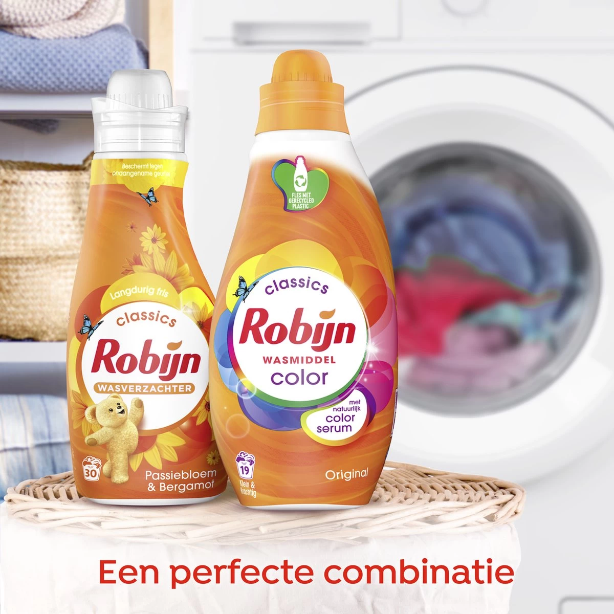 Robijn Klein & Krachtig Color Vloeibaar Wasmiddel - 152 Wasbeurten - Voordeelverpakking - Afbeelding 6