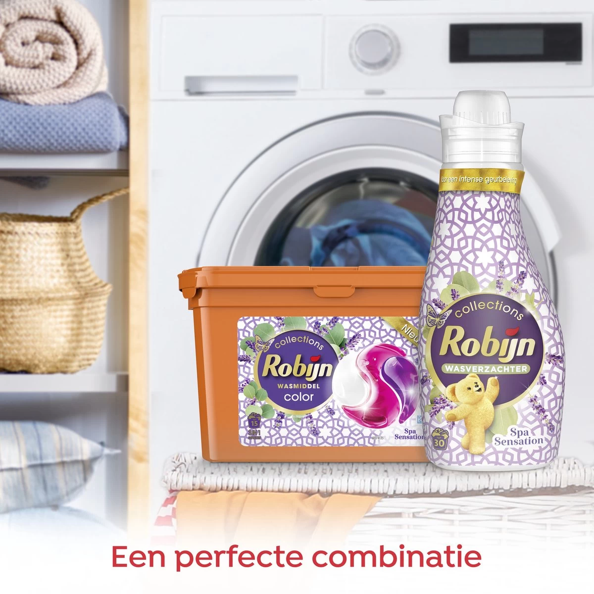 Robijn Spa Sensation 3 In 1 Wascapsules - 4 X 15 Wasbeurten - Voordeelverpakking - Image 3