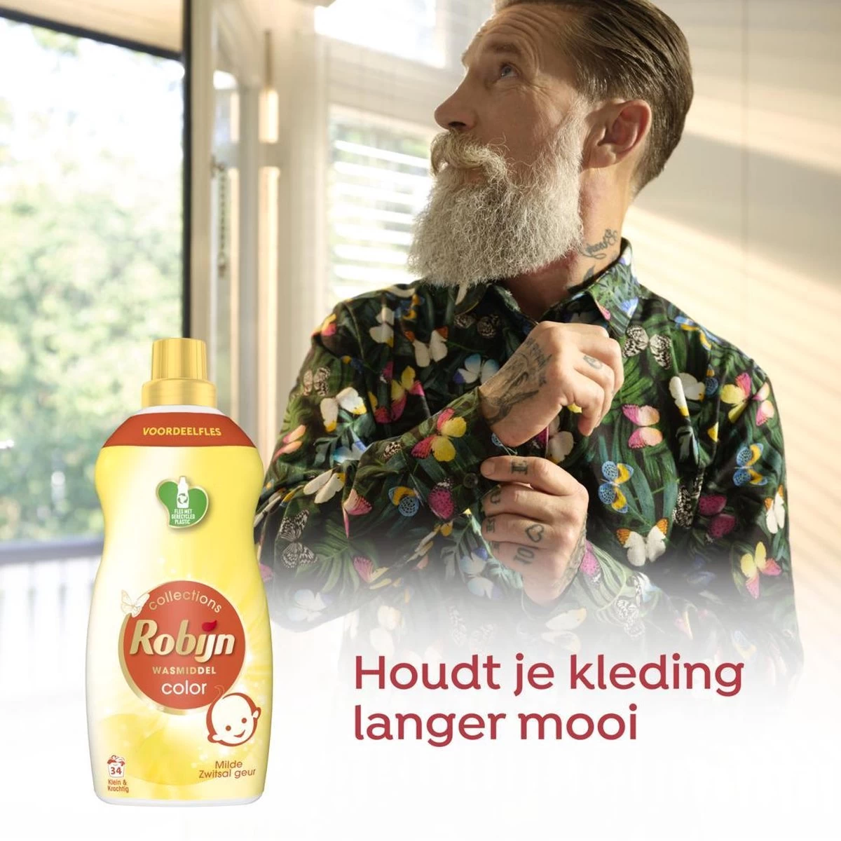 Robijn Klein & Krachtig Zwitsal Vloeibaar Wasmiddel - 2 X 34 Wasbeurten - Voordeelverpakking - Afbeelding 6