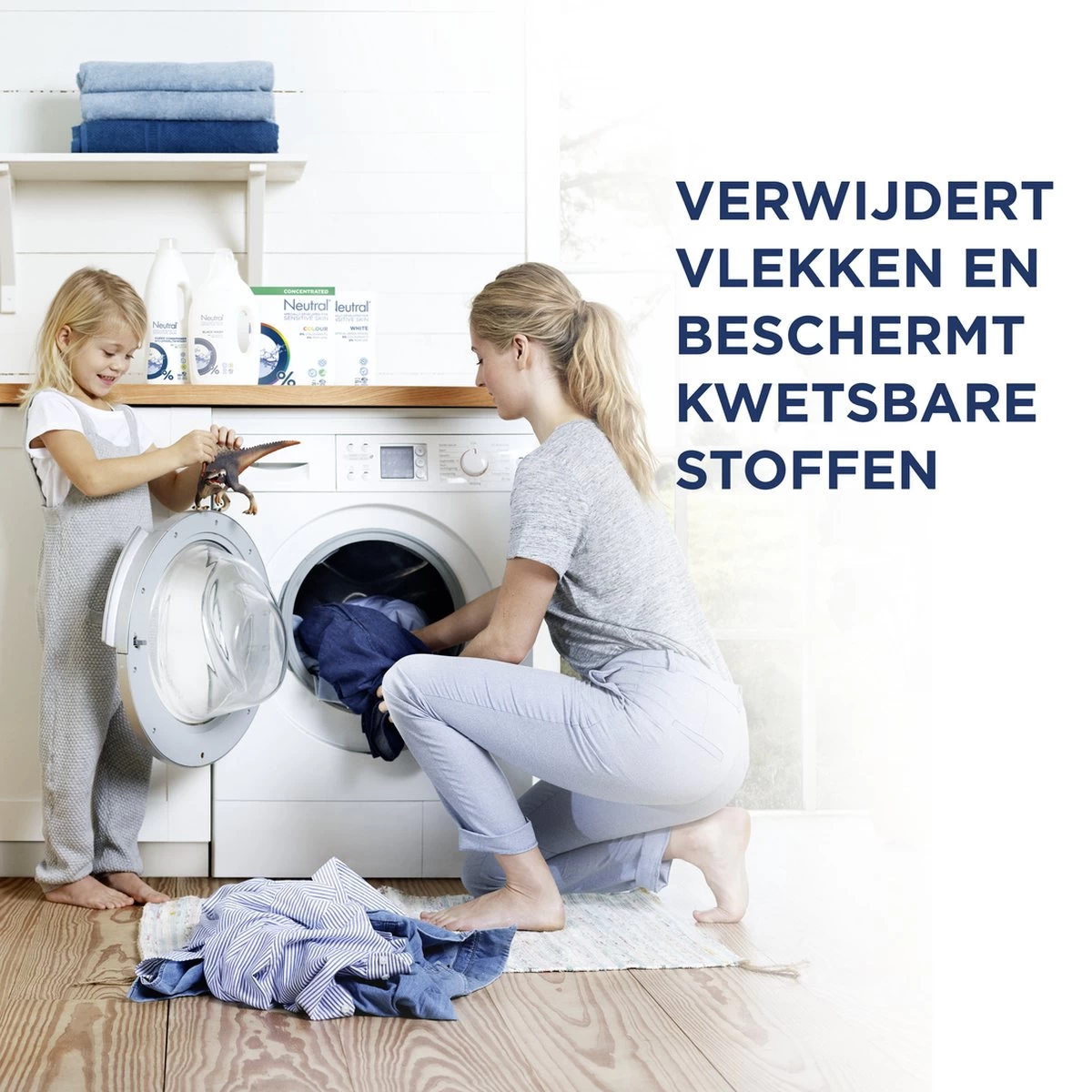 Neutral Vlb Wasmiddel 1L 2x Kleur En 1x Fijne Was - Afbeelding 3