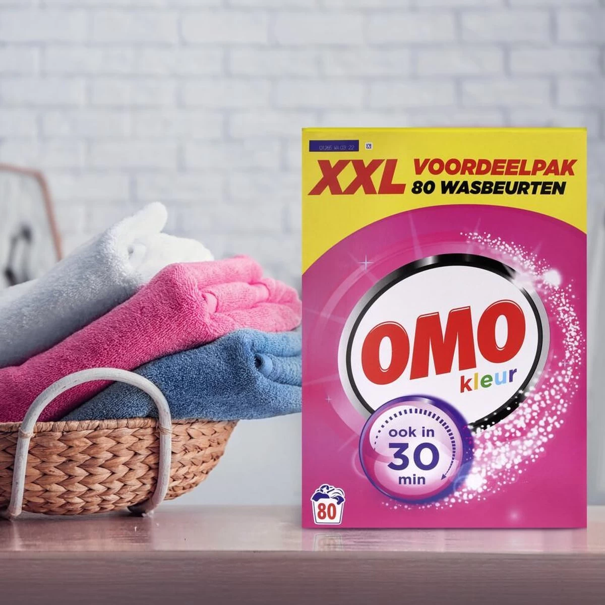 Omo Kleur XXL Waspoeder Voor De Gekleurde Was - 80 Wasbeurten - Afbeelding 2