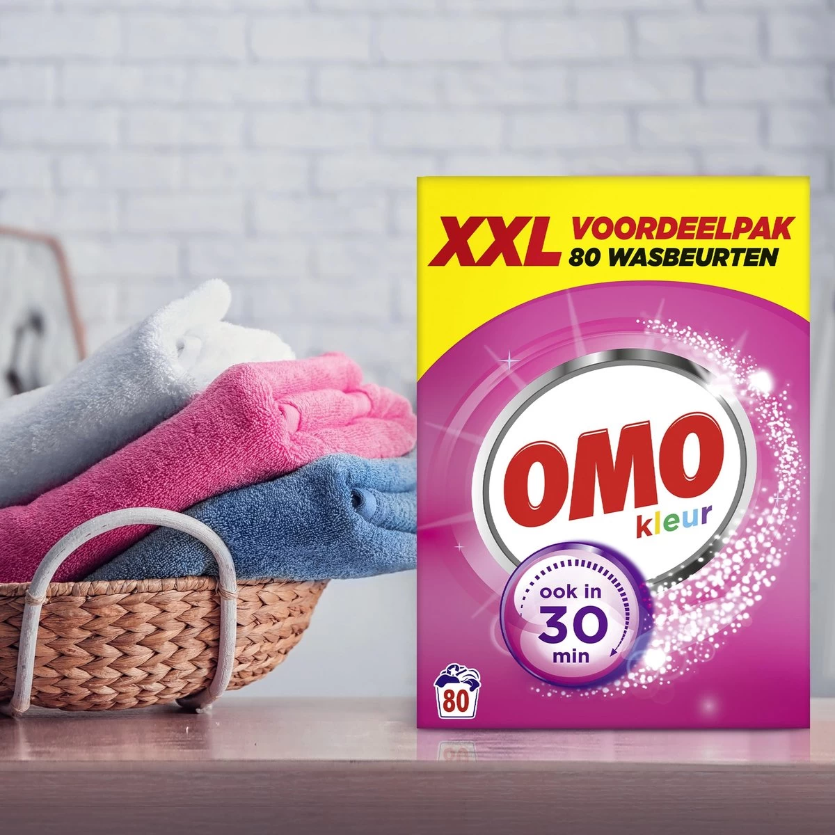Omo Kleur XXL Waspoeder Voor De Gekleurde Was - 80 Wasbeurten - Afbeelding 8
