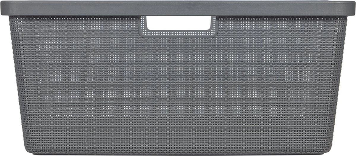 Curver Jute Wasmand - 46L - Donkergrijs - Afbeelding 4