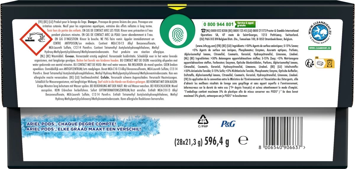 Ariel Wasmiddel Pods + Revitablack - Voor De Zwarte Was - 4 X 28 Wasbeurten - Voordeelverpakking - Afbeelding 2
