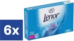 Lenor Droogtrommeldoekjes Aprilfris - 6 X 34 Stuks (204 Doekjes)