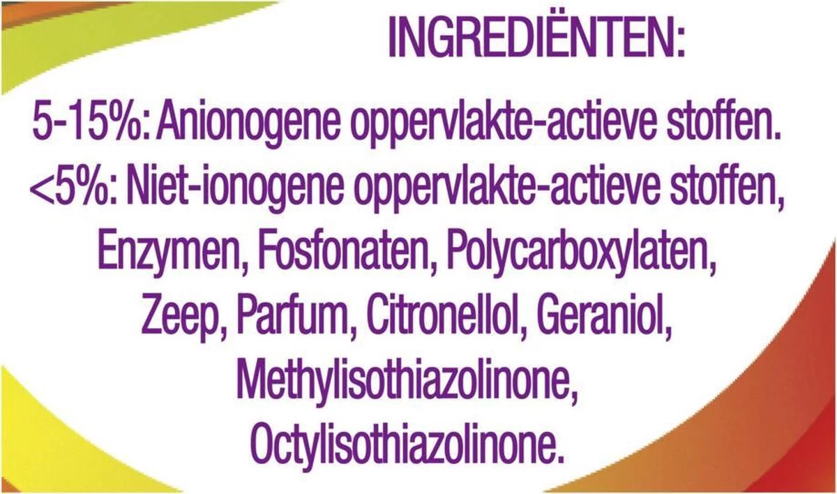 Robijn Klein & Krachtig Color Vloeibaar Wasmiddel - 8 X 20 Wasbeurten - Voordeelverpakking - Afbeelding 4