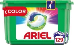 Ariel All In 1 Wasmiddel Pods Kleur Color - 3x43 Wasbeurten - Voordeelverpakking