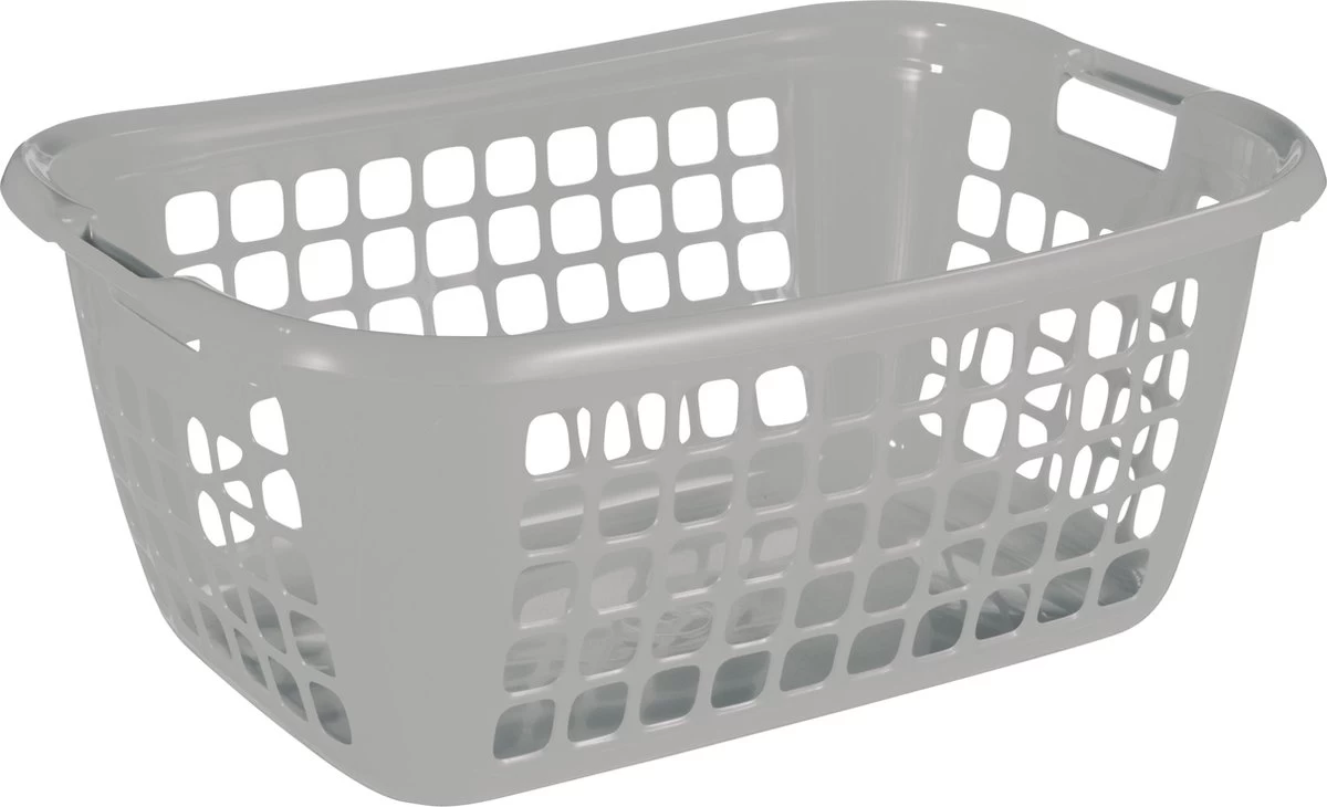 Sunware - Basic Wasmand 65cm Laag Grijs - 65 X 45 X 27 Cm - Afbeelding 2