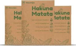 Hakuna Matata Wasmiddel 96 - Compressed - Wasstrips - Voordeelverpakking - Eco Wasmiddel Wit En Kleur - Laundry Strips