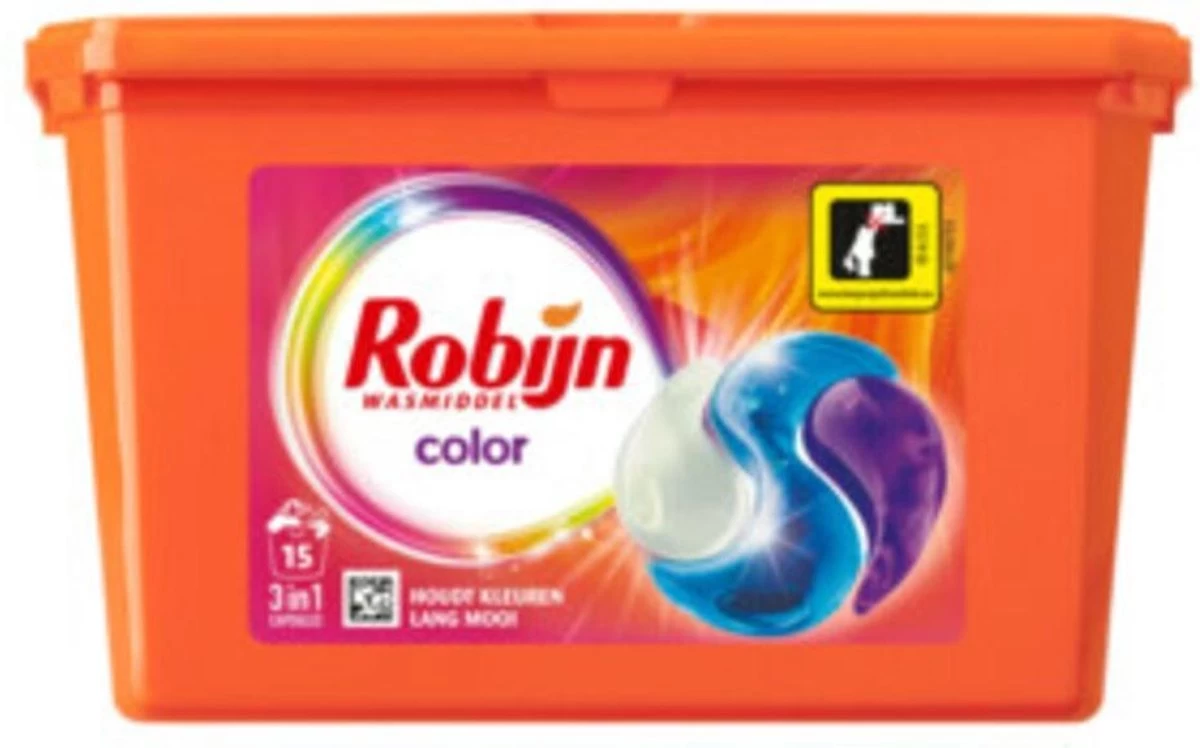 Robijn Color Black Velvet En Stralend Wit 3-in-1 Wascapsules Pakket - 3 X 15 Wasbeurten - Voordeelverpakking - Afbeelding 6