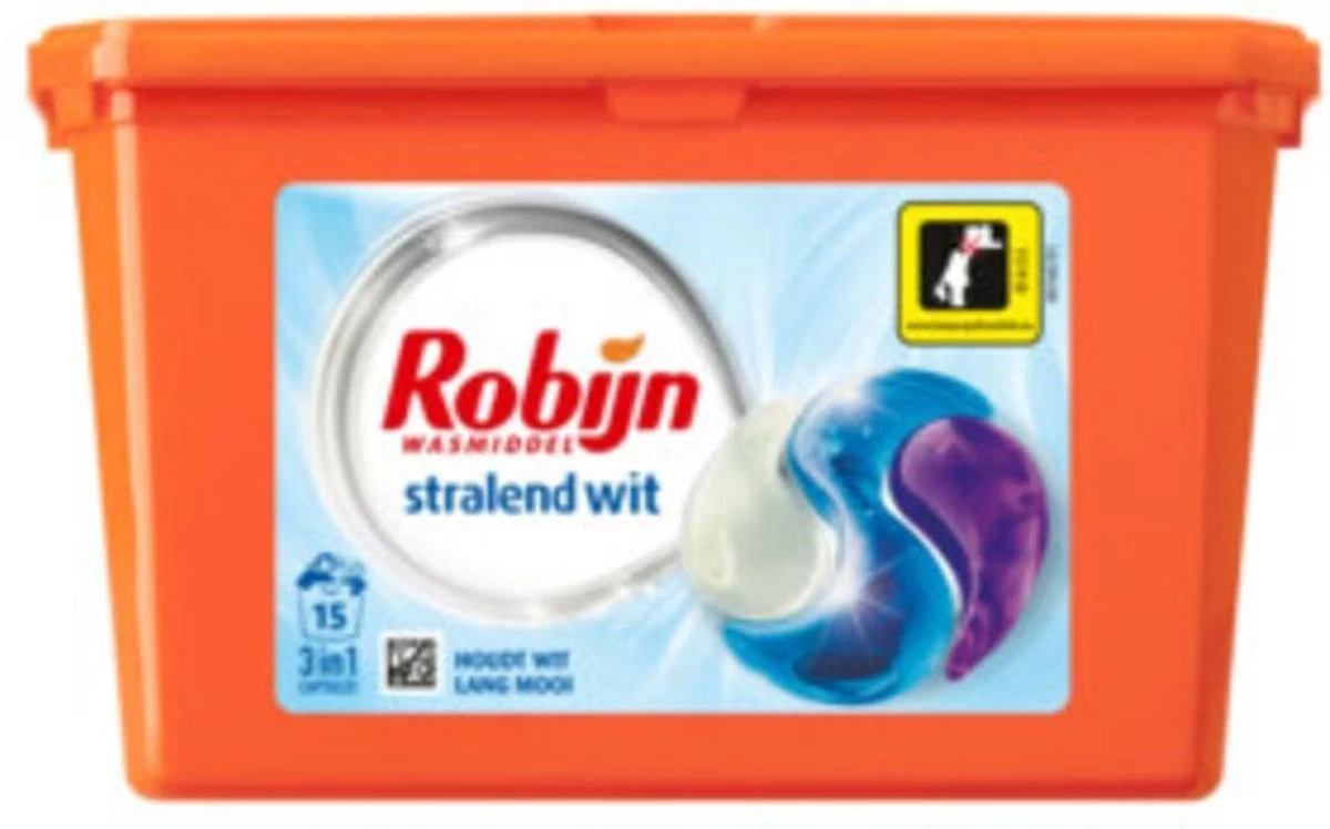 Robijn Color Black Velvet En Stralend Wit 3-in-1 Wascapsules Pakket - 3 X 15 Wasbeurten - Voordeelverpakking - Afbeelding 10