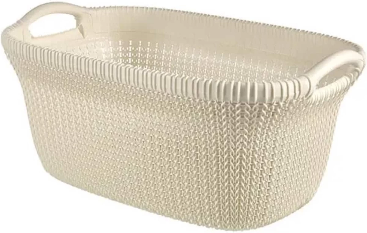Curver Knit Wasmand - 40L - Oasis White - Afbeelding 4