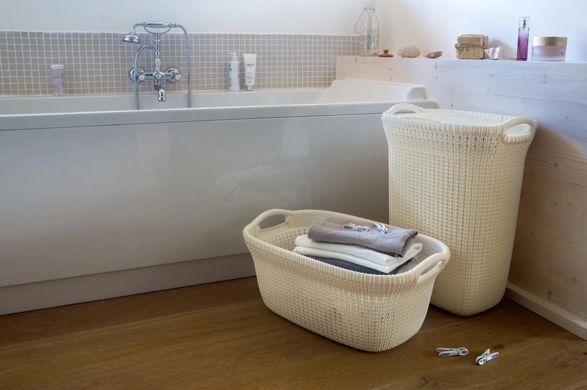 Curver Knit Wasmand - 40L - Oasis White - Afbeelding 3