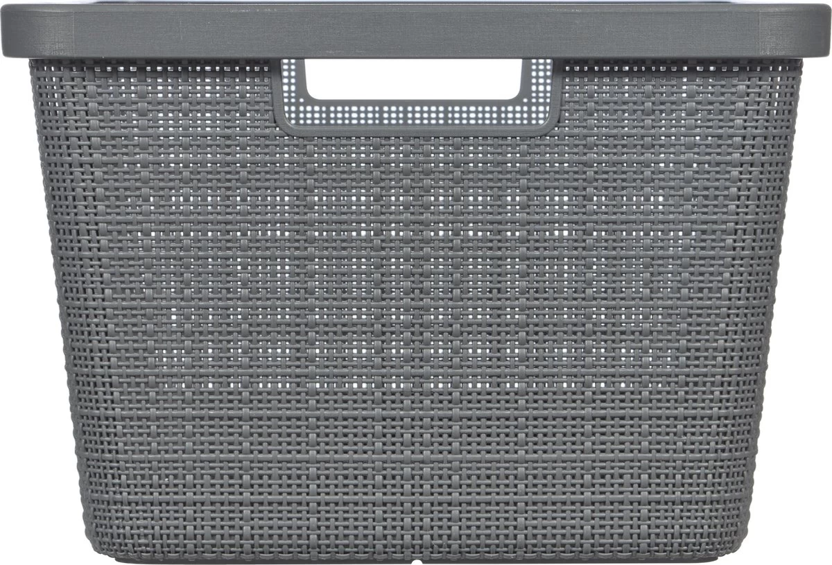 Curver Jute Wasmand - 46L - Donkergrijs - Afbeelding 6