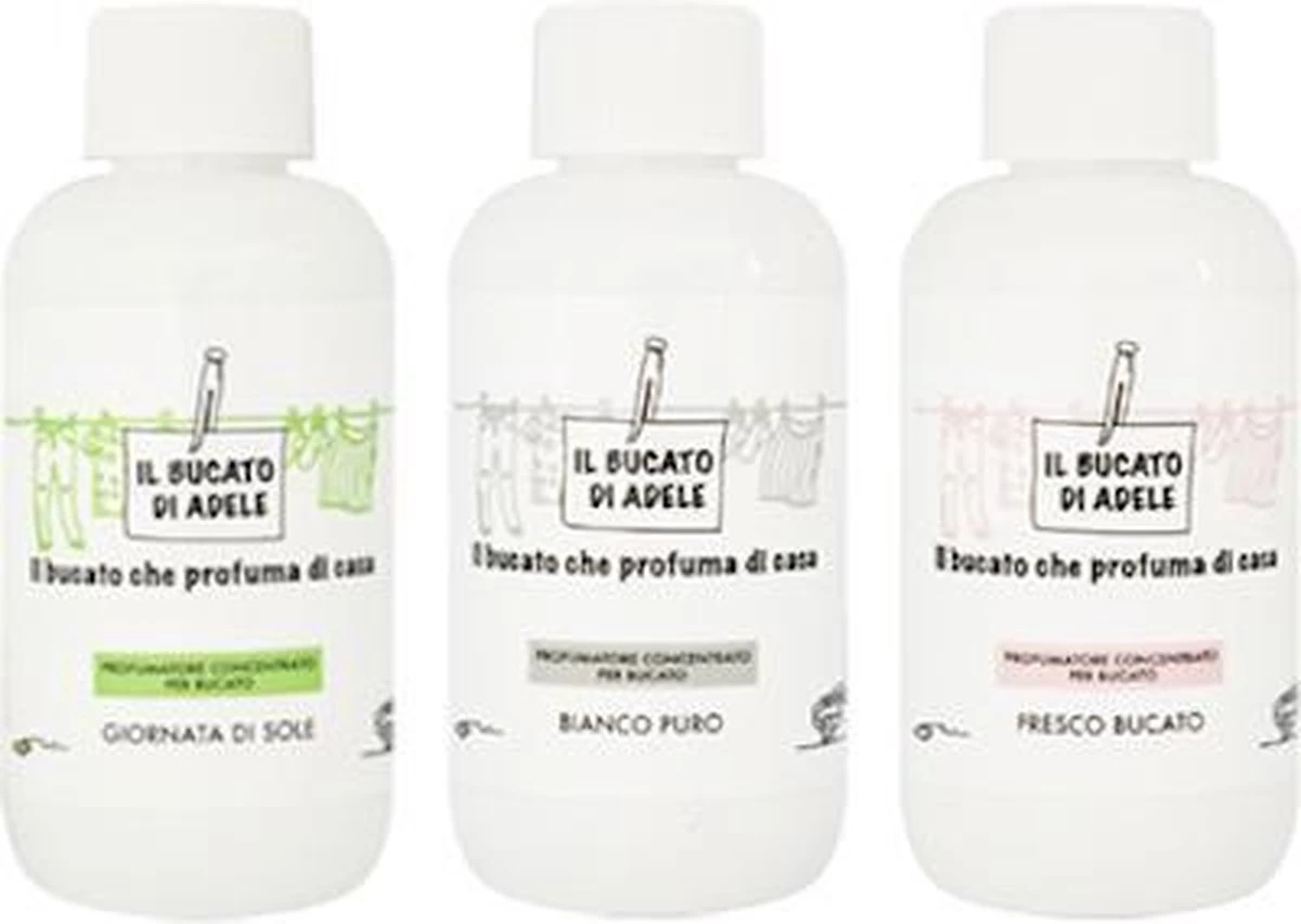 Wasparfum Zonnige Dag, Puur Wit, Frisse Was Parfumwas Set 3 Geuren 500ml