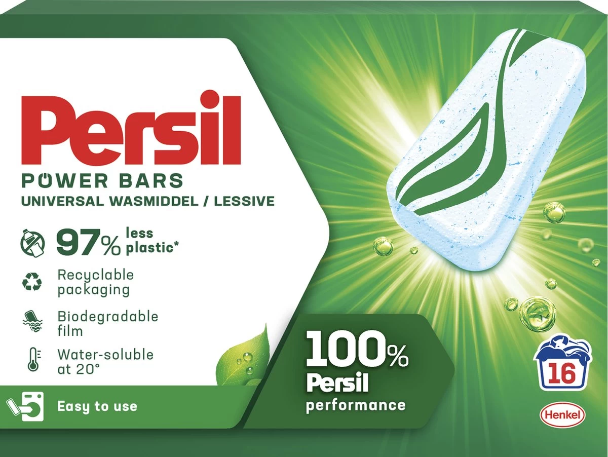 PersilĀ® Persil Power Bars Universal Wasmiddel - Voordeelverpakking - 9 X 16 Wasbeurten - Afbeelding 2