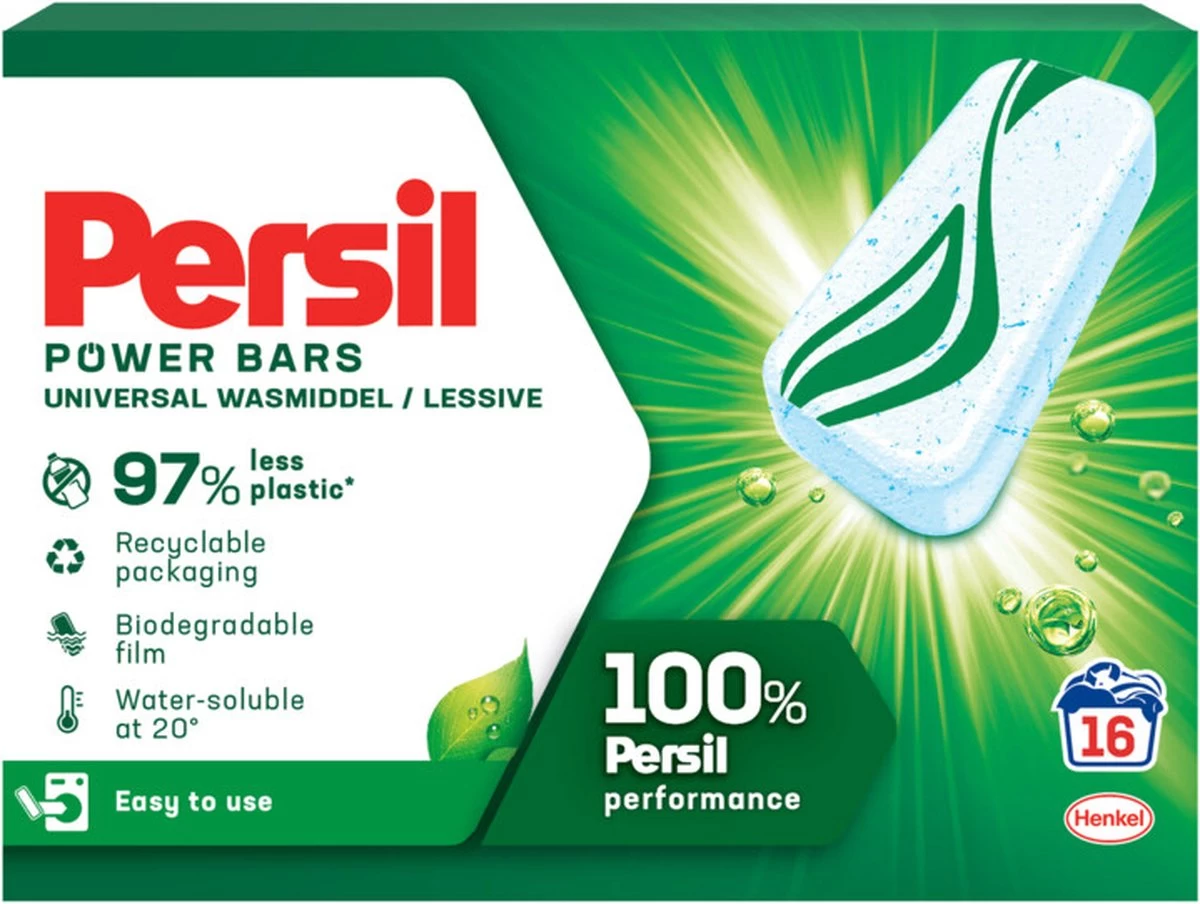 PersilĀ® Persil Power Bars Universal Wasmiddel - Voordeelverpakking - 9 X 16 Wasbeurten - Afbeelding 11