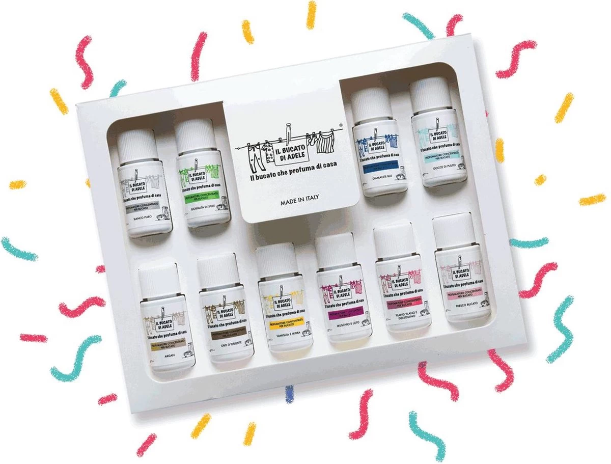 Wasparfum Luxe Giftbox/proefpakket 10x20ml - Afbeelding 3