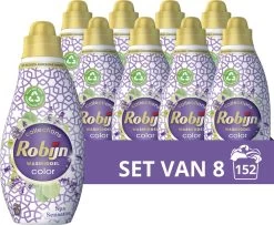Robijn Klein & Krachtig Collections Color Spa Sensation Vloeibaar Wasmiddel - 8 X 19 Wasbeurten - Voordeelverpakking