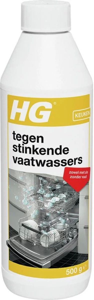 HG Tegen Stinkende Vaatwassers - 500gr - Voor Een Schone En Fris Ruikende Vaatwasser - Voor 12 Behandelingen - Image 4