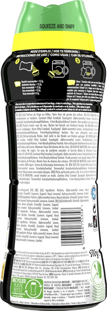 Lenor Unstoppables Geur Van Ariel Geurparels - In-Wash Geurbooster - 510g - Afbeelding 5