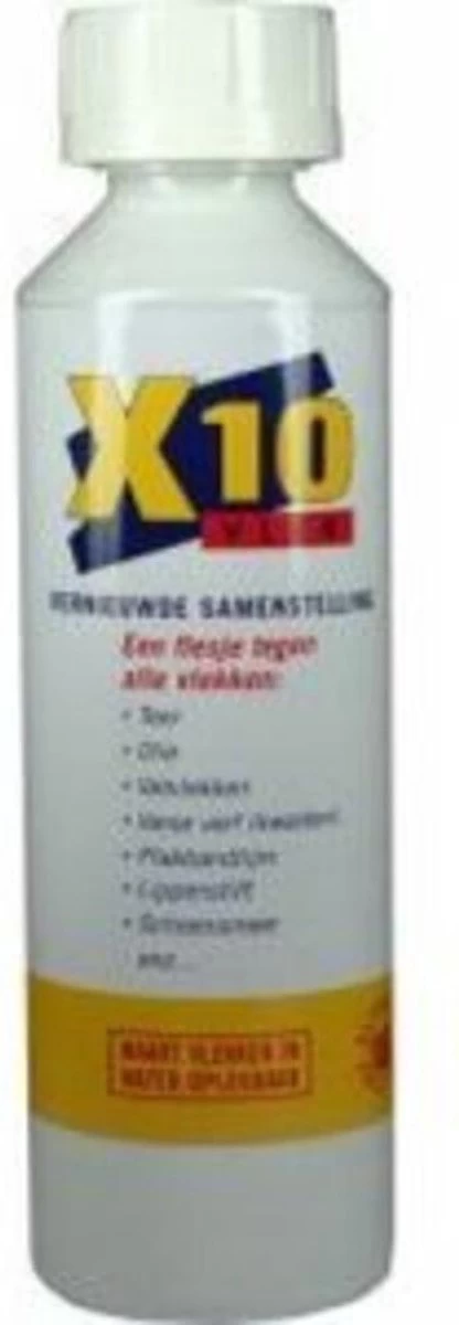 X10 Vlekken - 250 Ml - Vlekverwijderaar - Afbeelding 2