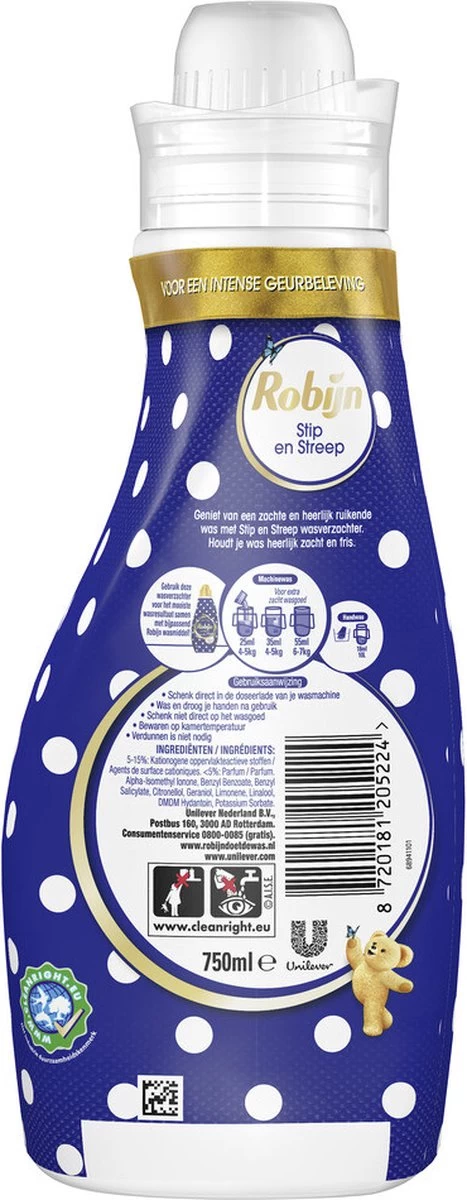 Robijn Specials Stip En Streep Wasverzachter - 8 X 30 Wasbeurten - Voordeelverpakking - Afbeelding 3