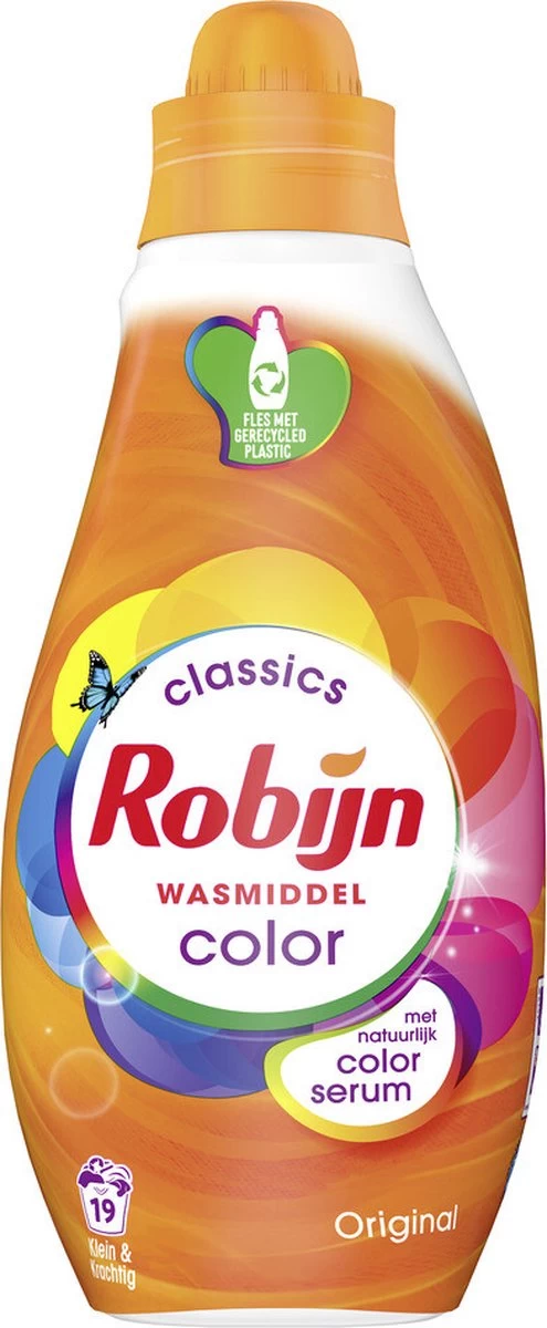 Robijn Klein & Krachtig Color Vloeibaar Wasmiddel - 152 Wasbeurten - Voordeelverpakking - Afbeelding 9