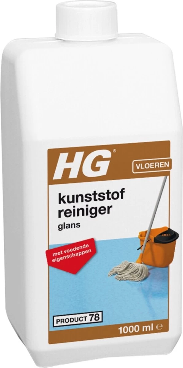 HG Kunststofreiniger Glans - Glansherstel - Geschikt Voor O.a. Pvc, Gietvloeren En Linoleum - Afbeelding 5