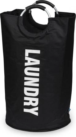 Wonair Wasmand – Waszak – Wassorteerder - Opvouwbaar – Zwart – 115L