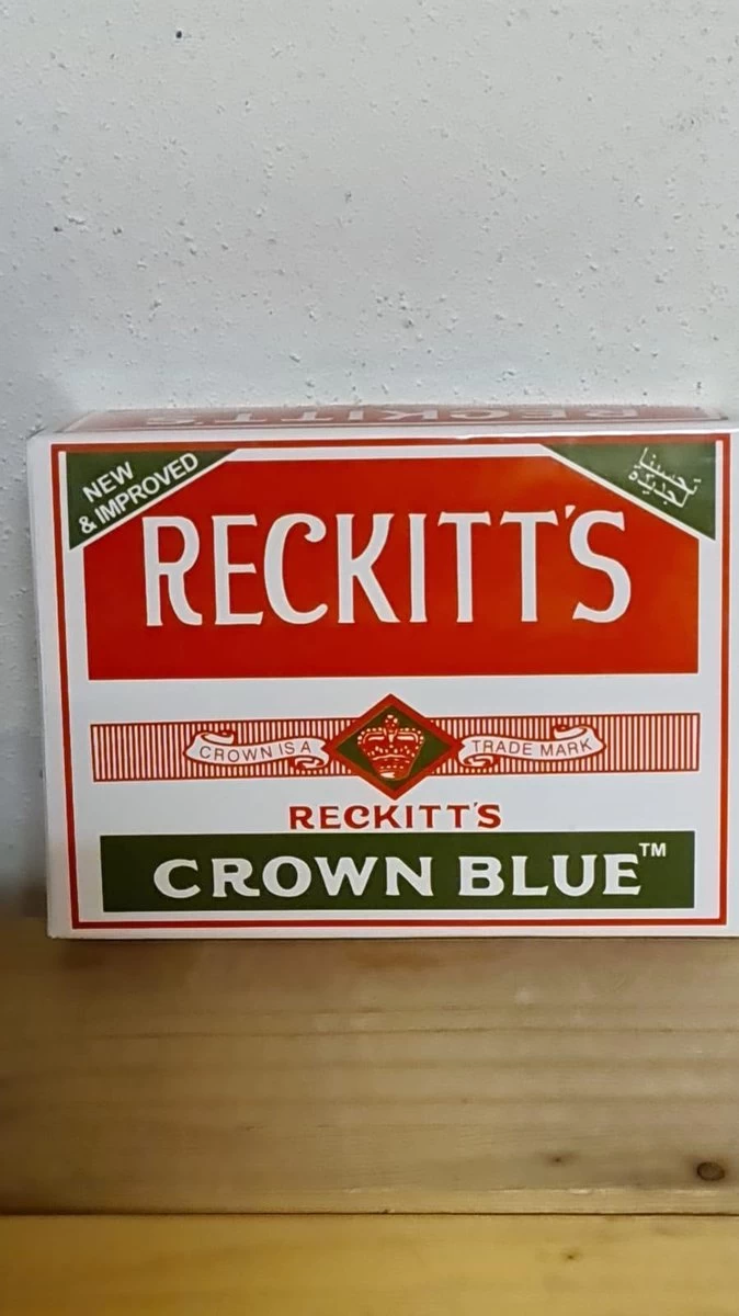 Reckitt's Crown Blue - Blauwsel - 4 X Tablet Van 14 Gr